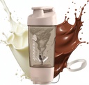 Hurricup 22 Oz Protein Shaker Bottle för proteinblandningar, BPA Free Protein Shaker Cups för Protein Shakes, Whey Powder Smoothie Cup för Preworkout Mixer Bottle, Gym Tillbehör för kvinnor och män, Gray