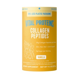 Vital Proteins Collagen Peptides Powder Vanilla - Stöder hår, hud, naglar, ben, gemensamma, pulver för kvinnor