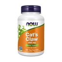 NOW Foods Supplements, Cats Claw 500 mg, Non-GMO Project Verified, Herbal Supplement, 100 Veg Capsules