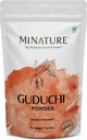Minture Guduchi (Giloy) Powder | (Tinospora Cordifolia) | Stöder Hälsosam Digestion | Immunity Booster | Indian Giloy Powder | Återförsäljbar Zip Lock Pouch | 227g (8oz)