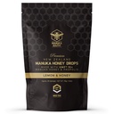 Manuka Honey Drops UMF 15+ / MGO 514+ & Propolis Drops Made in New Zealand – Natural Ingredients – Soothing Drops – Lemon & Honey Flavor - 25 Drops