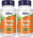 NU Supplements, Dong Quai (Angelica sinensis) 520 mg, Kvinnligt stöd *, 100 Veg Capsules (Pack of 2)
