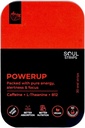 Soul Strips Power Up - Workout + Energy Oral Strips with Caffeine, L-Theanine, Vitamin B12, Strawberry Flavor, Enhances Metabolism, Quick Absorb, Daily Use, Zero Sugar, Vegan, 30 Strips Pack