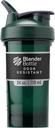 BlenderBottle Shaker Bottle Pro Series Perfekt för Protein Shakes och Pre Workout, 24-Ounce, Green