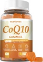 1 Pack 500MG Coq10 Gummies - 3X Better Absorption, Plus Omega-3, Magnesium, Vitamin B3 & Zink - Coenzyme Q10 Supplements for Heart Health, Cellular Energy & Antioxidant, Vegan, 60 Counts