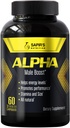 Alpha Testosterone Booster for Men - Increase Size Enlargement Pills for Men - Male Enhancing Supplement Energy, Strength, Stamina, Endurance, Performance - Male Enhancement Testosterona Para Hombre
