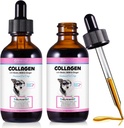 Collagen for Dogs, Dog Collagen Liquid Drops with Biotin, MSM & Ginger Digestive & Immunity Support, Itch Relief, Skin & Coat and Joint Health, Dog Supplement 60ml-2pcs