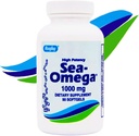1000mg Natural Hiccupsless Fish Oil Concentrate av Rugby Sea Omega 3 Tillverkad i USA för Män/Women,50 Rapid Release Softgels, EPA 300mg, DHA 200mg,Fatty Acid Supplements for Brain/Eye/Heart/Hair/Skin Health