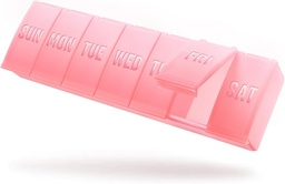 Barhon Large Weekly Pill Organizer, Big Vitamin Organizer Case för 7 dagar, Travel Medicine Pill Box för att hålla olika kosttillskott och fiskolja, Sakura Pink