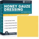 Manuka Honey Gauze Wound Dressing 2 "x 2", 10 Pack Manuka Honey Wound Care Pads, Medical Grade Honey Bandages for Wound Care, Honey Patch for Faster Healing from Burns,Abrasions, Cuts and Scalds