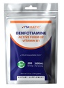 Vitamatic Benfotiamine Pure Powder 600 mg per portion - 100 Grams - Kallas också fettlösligt vitamin B1