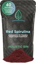 Holistic Bin Organic Astaxanthin Powder | Kraftfull naturlig antioxidant tillskott för smoothies och kapslar | Hela Haematococcus Pluvialis Algae Supplement (20 Grams)