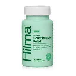 Hilma Gentle Bowel, Occasional Constipation Relief med Magnesium Citrate, Natural och Gentle Laxatives for Constipation w/Magnesium Citrate, Ginger, Anise och Bitter Orange, 46 Vegan Capsules