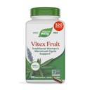Naturens sätt Vitex Fruit, traditionell menstruationscykelstöd*, traditionell kvinnors hälsa Support *, Chasteberry, Vegan, 320 kapslar (Packaging May Vary)
