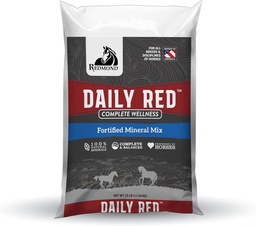 Daglig röd komplett Wellness, befäst mineralmix tillskott för hästar, 25lb Refill Bag