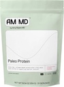 Amy Myers MD Paleo Protein Powder - Strawberries & Cream, 20 portioner - Collagen-Based Gut Function Support - Gluten-Free & Non-Dairy Protein Supplement