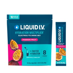 Flytande I.V.® Hydration Multiplier - Passion Fruit | Electrolyte Powder Drink Mix | 1 Pack (16 portioner)