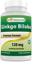 Bästa Naturals Ginkgo Biloba 120 mg 120 kapslar