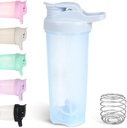 D.Y.A 24oz Shaker Bottle,Leak Proof Sports Shaker Cups för Protein Shakes, Shaker Bottle för Pre Workout och Travel To Go,BPA Free & Easy Clean Protein Shaker Bottle, Blue