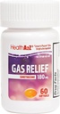HealthA2Z® Gas Relief Simethicone 180mg | Relieves from Stomach Discomfort and Gas | Anti Flatulence | Relieves Gas Fast (60 Count (Pack of 1))