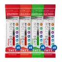 Hydrationspulver, 4 smaker, paket med 24 elektrolytpulverpaket, naturligt smaksatta hydratpaket för vatten, snabbverkande hydratelektrolyter med vitamin B & C, energi och återhämtning