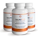 VITASEI Salmoflex Marine Collagen Peptides with Hyaluronic Acid and Vitamin C, D, E - Salmon Collagen Supplement for Bone and Joint - Hair, Skin and Nails Vitamins - 60 Capsules (Pack of 3)