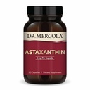 Dr Mercola Organic Astaxanthin - 4 mg Astaxanthin - Kraftfull Antioxidant Support - Organisk Microalgae Extract - Non-GMO, Gluten-Free & Soy-Free - 90 kapslar (90 portioner)