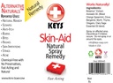 Keys Skin-Aid Vegan, kemisk-fri, All Natural Antiseptic Analgesic Spray Therapy Remedy, Fast Acting Pharmaceutical Grade Ingredients in Therapeutic Proportions, No Lidocaine, 2 uns