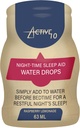 Night Time Sleep Aid Water Drops, förbättra och lugna för livliga nätter - Cherry Juice, naturliga ingredienser - 2.13 Fl Oz