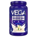 Vega Protein Made Simple Protein Powder, Vanilla - Stevia Free, Vegan, Plant Based, Healthy, Gluten Free, Pea Protein för kvinnor och män, 2,2 lbs (Packaging May Vary)