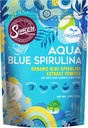 Suncore Foods Organic Aqua Blue Spirulina Powder, 2 uns (1 väska), Glutenfri, Icke-GMO, Växtbaserad, Perfekt för matfärgning, Baking, Drinks, Smoothies och mer