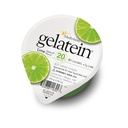 Gelatein Lime: 20 gram protein. Socker gratis. Perfekt för klara flytande dieter, sväljer svårigheter, bariatrisk, dialys och onkologi. Bra pre eller post-workout snack. (12 pack)