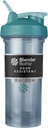 BlenderBottle Shaker Bottle Pro Series Perfekt för Protein Shakes och Pre Workout, 28-Ounce, Cerulean Blue