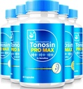 NutraRize (5 Pack) Tonosin Pro Max Capsules, Officiell öronhälsoformel, All-Natural Supplement för att främja inre öronhälsa, Premium Hearing Support, TonosinProMax Recensioner (300 kapslar)