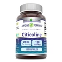 Fantastiska formler Citicoline 250 mg | Capsules Supplement | Non-GMO | Gluten Free | Made in USA (120 greve)