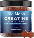 Kreatinmonohydrat Gummies 5000mg för män och kvinnor, Chewables Creatine Monohydrate för muskelstyrka, energiökning, Pre-Workout Supplement (120 greve) - Mixade bär smak