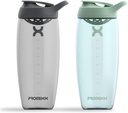 Promixx Pursuit Protein Shaker Bottle (32 oz) - Silent No-Ball Mixer, Leak-Proof Lid, BPA / BPS & Phthalate-Free ECOZEN - Easy-Clean Shaker Cup för Protein Shakes, Pre & Post-Workout Smoothies