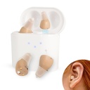 BEVI Hearing Aids for Adults Seniors with Charging Case, OTC Hearing Aids Rechargeable for Adults Seniors Rechargeable with Noise Cancelling, Invisible Hearing Aid Beige, 1 Pair