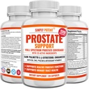 Prostate Supplements for Men (120 kapslar), Saw Palmetto Prostate Health Support - 33 Vitaminer & Herbs - Beta Sitosterol Plus B6, Selenium & Zink för hälsosam urinering Frequency & Flow & Proper Sleep