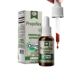 Beelife Propoflex Organic Green Propolis Extract - High Artepillin-C Levels, Antioxidant-Rich Supplement för övergripande Wellness - Natural & Kosher-Friendly Dietary Supplement - Made in Brazil, 1 Fl. Oz.
