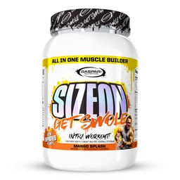 Gaspari Nutrition SizeOn, The Ultimate Hybrid Intra-Workout Amino Acid & Creatine Formel, Ökad muskelvolym och muskelåterhämtning (3,59 pund, Mango Splash)