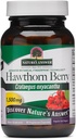 Naturens svar Hawthorn Berry | Hjälper till att upprätthålla ett hälsosamt kardiovaskulärt system | Glutenfri, icke-GMO & Kosher Certified | Veggie Capsules 90ct