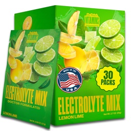 Dr. Price's Electrolyte Mix | Sugar-Free Hydration Powder med 72+ Trace Minerals | No Sugar, Fast-Dissolving Electrolytes Powder Packets | Lemon-Lime (30 Packs)