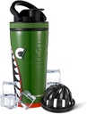 Ice Shaker Insulated Stainless Steel Shaker Bottle | 26oz, Bomber | Kall för 30 + timmar | Insulated Cup med Twist-on Agitator | Odor-Free Bottle för Protein Shakes, Vatten, Smoothies, Cocktails