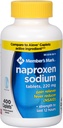 Medlems Mark 220 mg Naproxen Sodium (400 ct) av medlemmar Mark