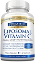 Liposomal Vitamin C - 1100mg - 60 kapslar - Gentle on Stomach - med fosfolipider och bioperin - ökar immunfunktionen, antioxidantegenskaper och Collagen Production