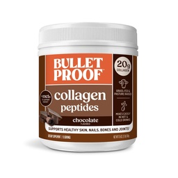 Bulletproof Chocolate Collagen Protein Powder med MCT Oil, 19g Protein, 17.6 Oz, Collagen Peptides och Aminosyror för hälsosam hud, ben och gemensamma, Packaging May Vary