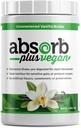 Vegan Elemental Shake - Powdered Blend, Natural Ingredients, Non-GMO, Gluten-Free, Organic Sprouted Rice Protein - Smooth, Easily Mixable Formel (2,2 lbs, Unsweetened Vanilla Brulée)