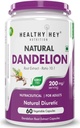 Sheltr Dandelion Root Extract - Naturlig - 10:1 Ratio - Natural Diuretic & Support Digestion, 60 Vegetable Capsules
