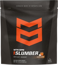 MTN OPS Slumber Sleep Aid för Muscle Recovery & Deep Sleep, Sleepy Cider Sleep Support Powder Drink Mix, 30 portioner